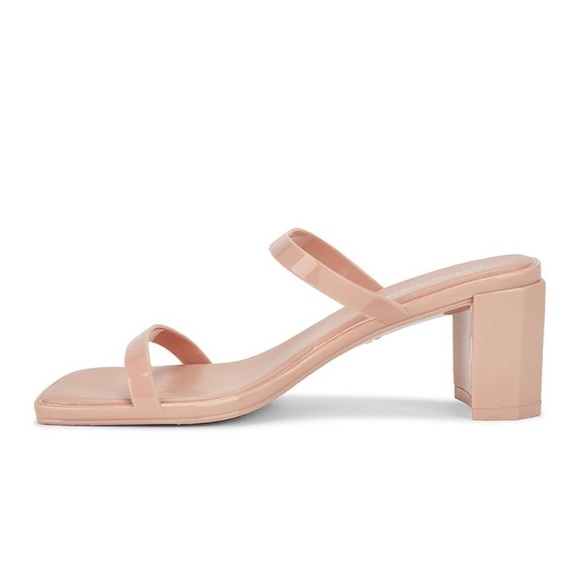 Jeffrey Campbell Nude Mules Sandals Heels Size 10 - Picture 1 of 7